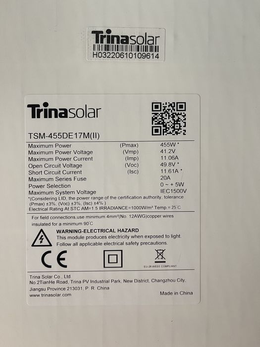 panouri fotovoltaice Trina