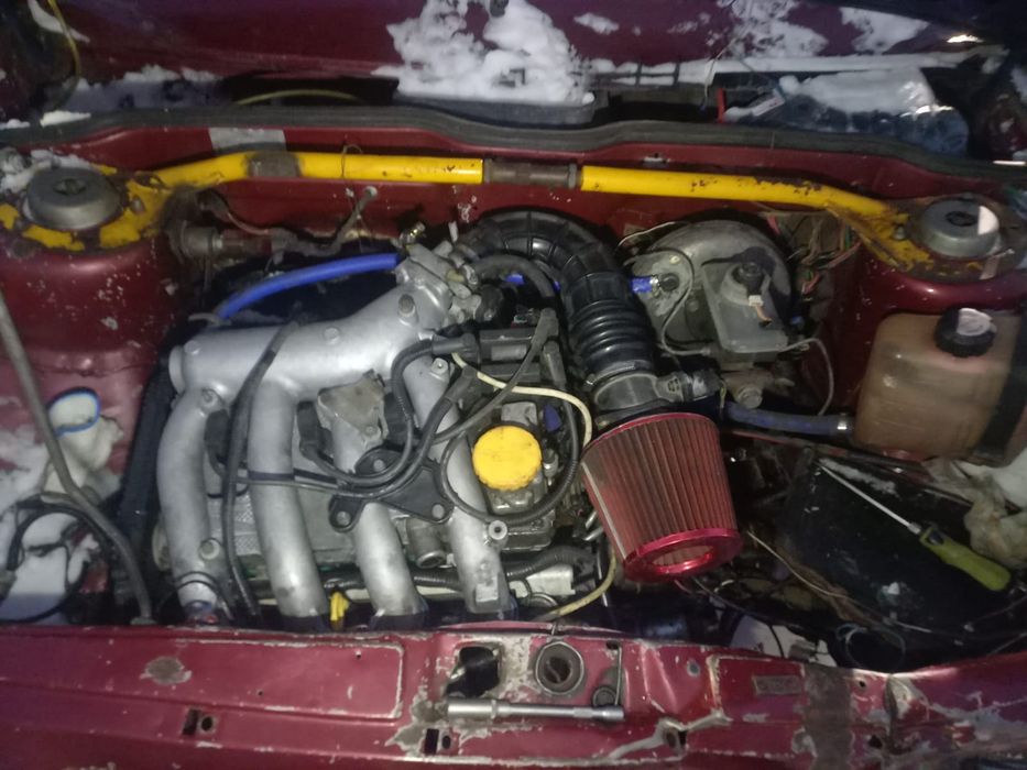 Двигатель 124 на ваз 16 клапан с выемкой