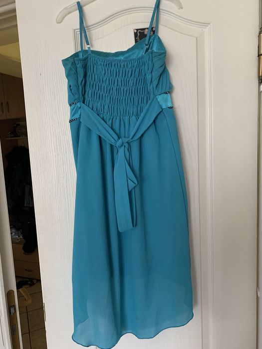 Rochie de ocazie albastru turcoaz nr xs