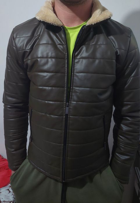 Geaca groasa de piele