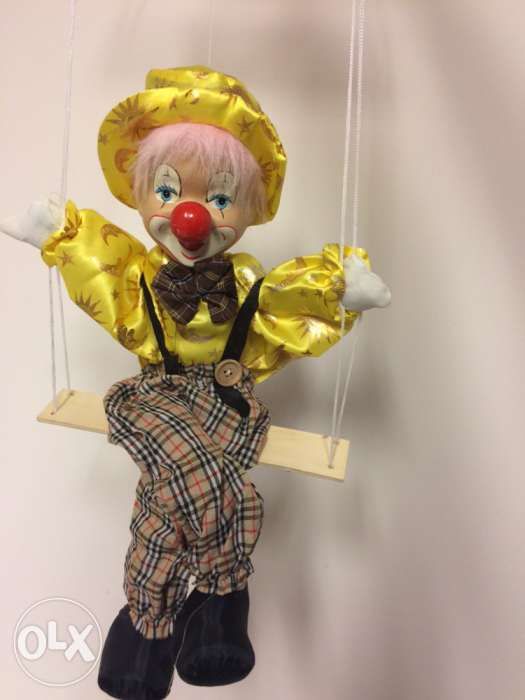 Clown din portelan 40cm nou
