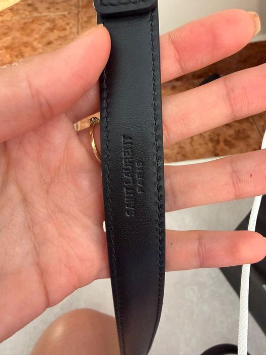 Saint Laurent Cassandre Logo Belt
