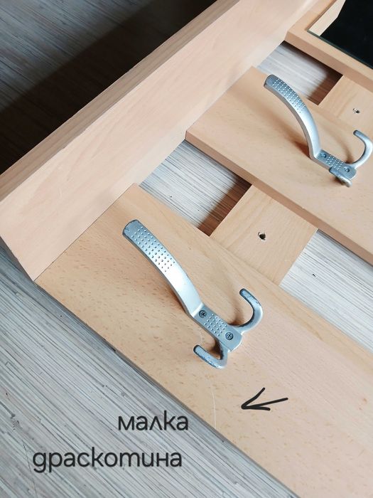 Портманто/закачалка с огледало за коридор