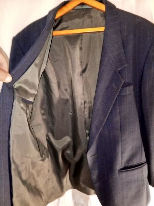 Мужской пиджак синий. Производство Россия .