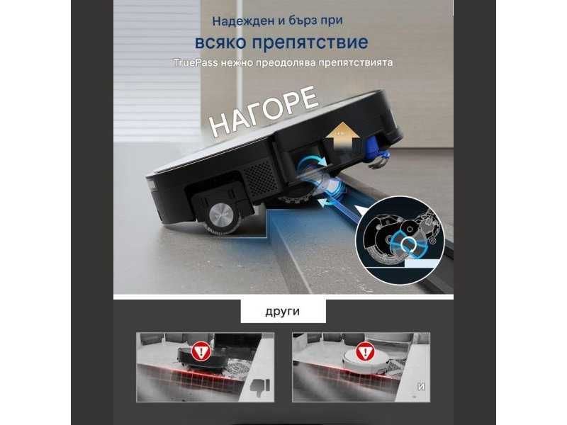 Робот Прахосмукачка с Напълно Автоматична Станция ECOVACS X11 OMNICYCLONE, 19 500 Pa