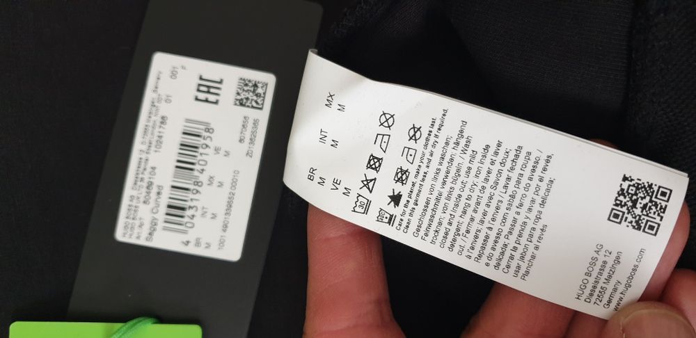 Hugo Boss Saggy Curved Full Zip Hoodie M НОВО ОРИГИНАЛ Мъжка с цял цип