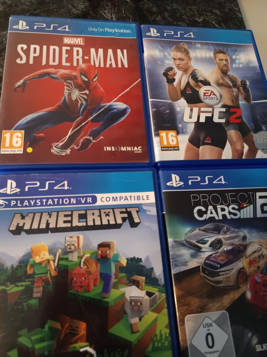 Jocuri PS4  Minecraft , Spiderman, PJ 2 , UFC