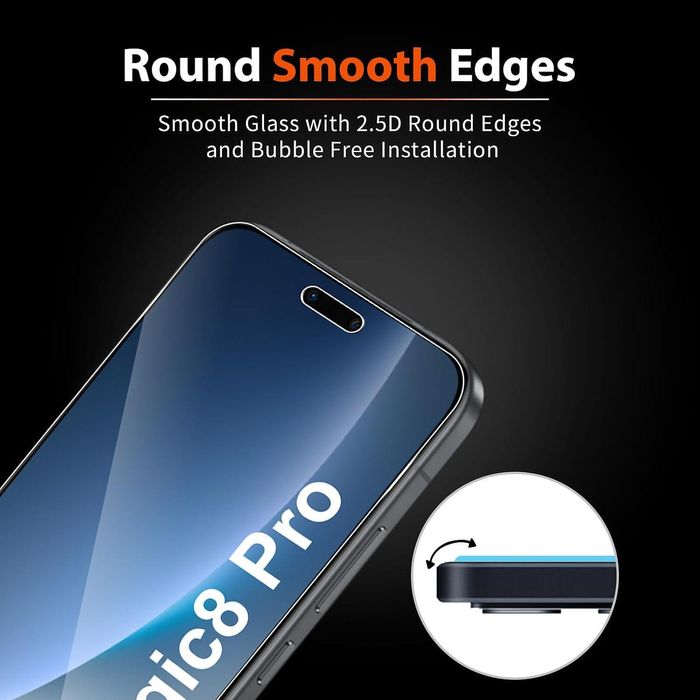 5d hydrogel / хидрогел протектор за honor magic8 pro - дисплей | гръб
