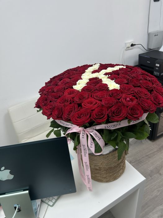цветы 101 роза 35 000