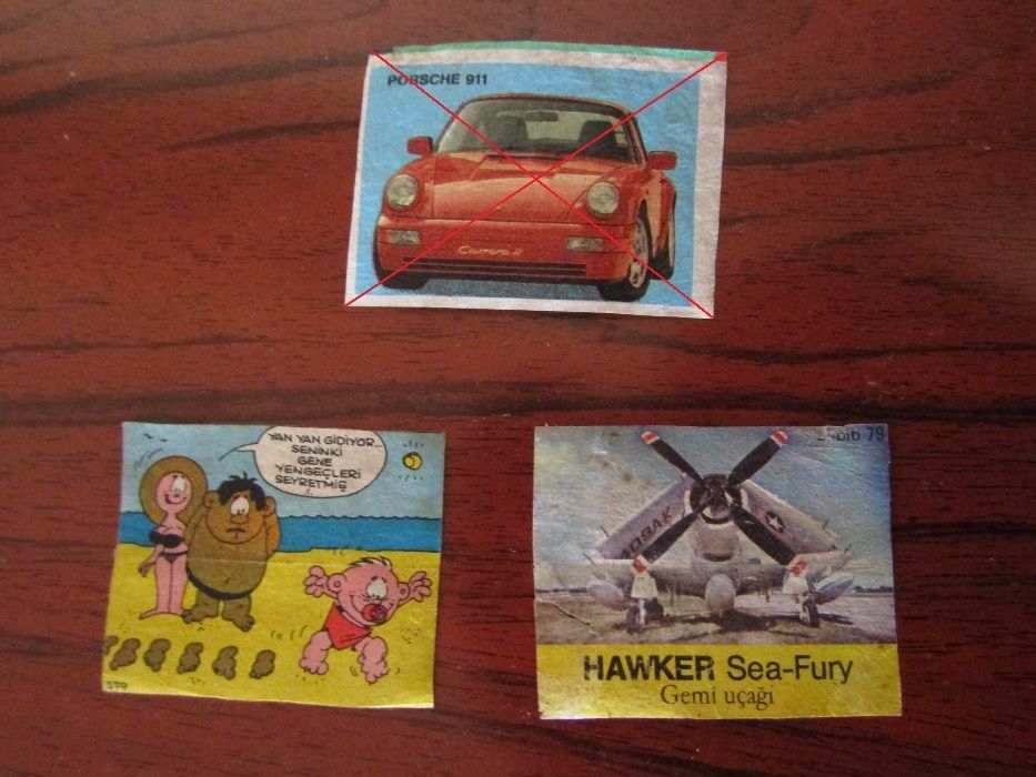 Картинки и опаковки от дъвки и други