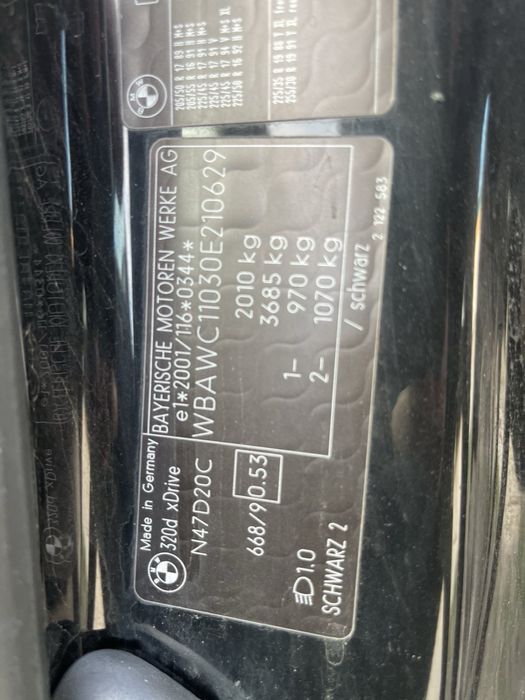 BMW E92 320xdrive 177кс на части N47D20C