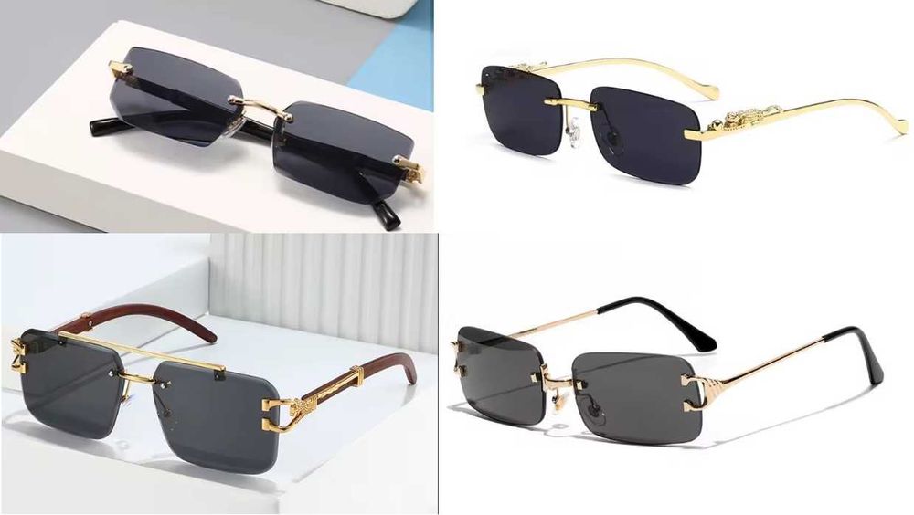 Слънчеви очила без рамка различни модели