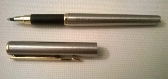 Химикалка PARKER позлатена.