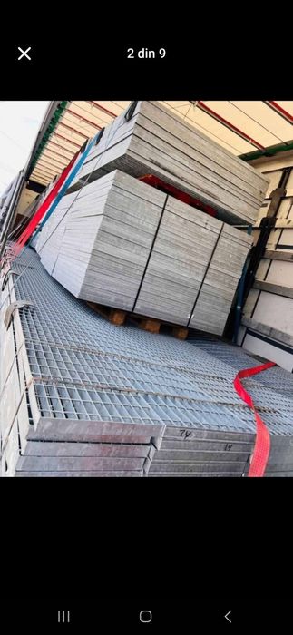 Trepte și gratare zincate