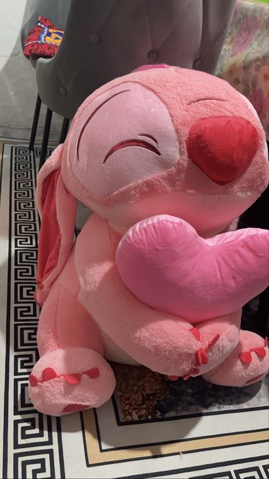 Стич+сердечко мягкая игрушка