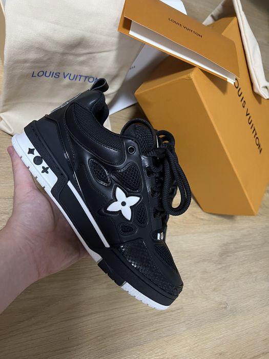Adidasi LV Louis Vuitton SKATE Shoes Black/White 42/43