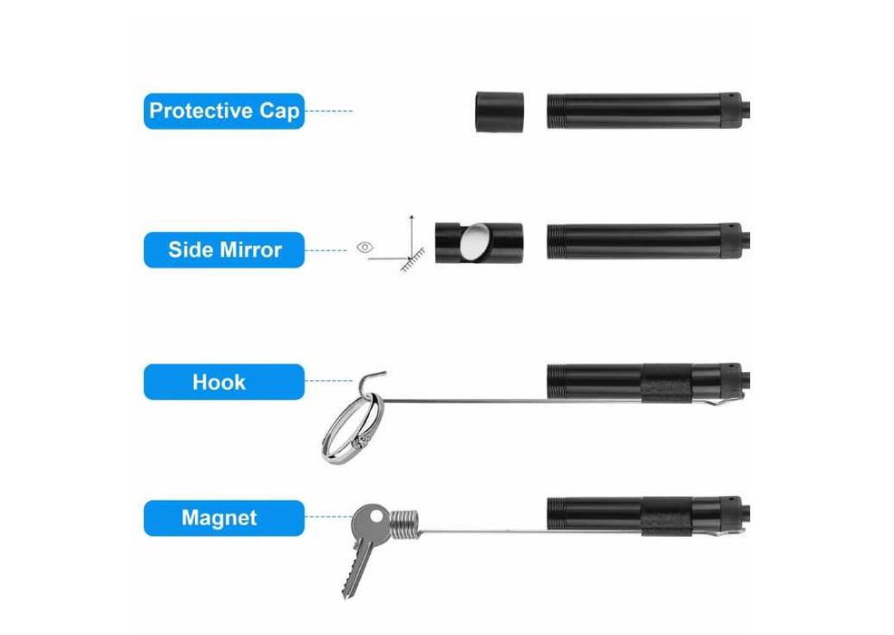 Ендоскоп камера за телефон лаптоп компютър Android с 2.5м кабел