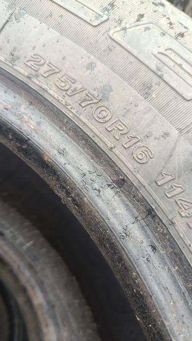 Шины 275/70/16 Данлоп Бриджстоун