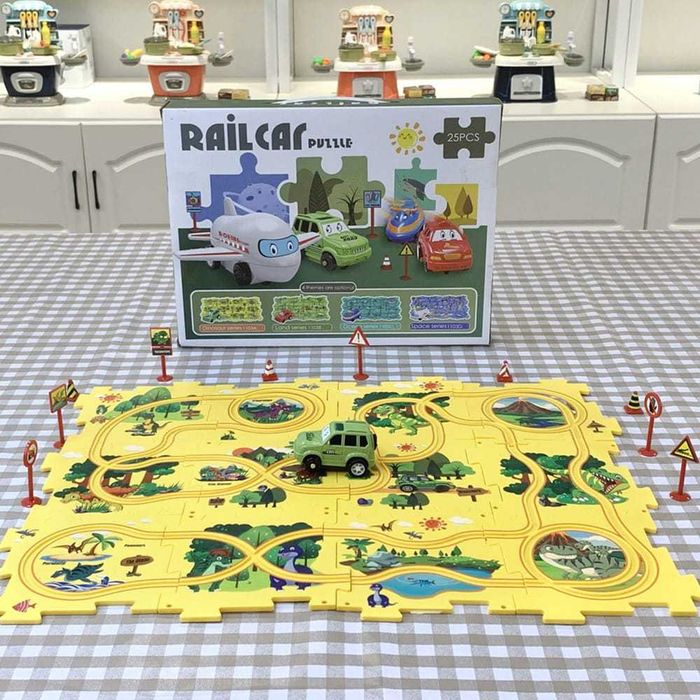 Puzzle educativ pentru copii constructie circuit multiplu integrat