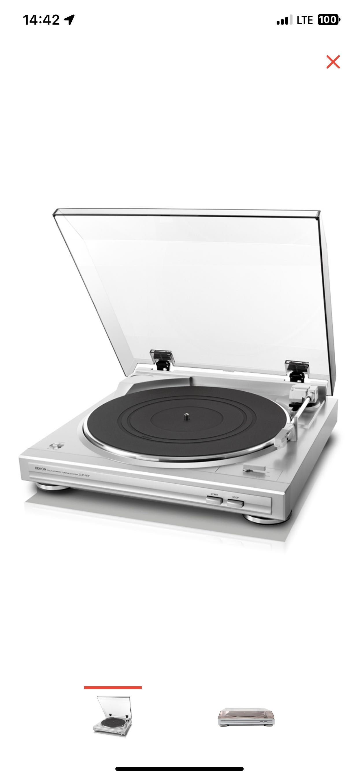 DENON DP-29F виниловый проигрыватель: 70 000 тг. - Cd / md / виниловые ...