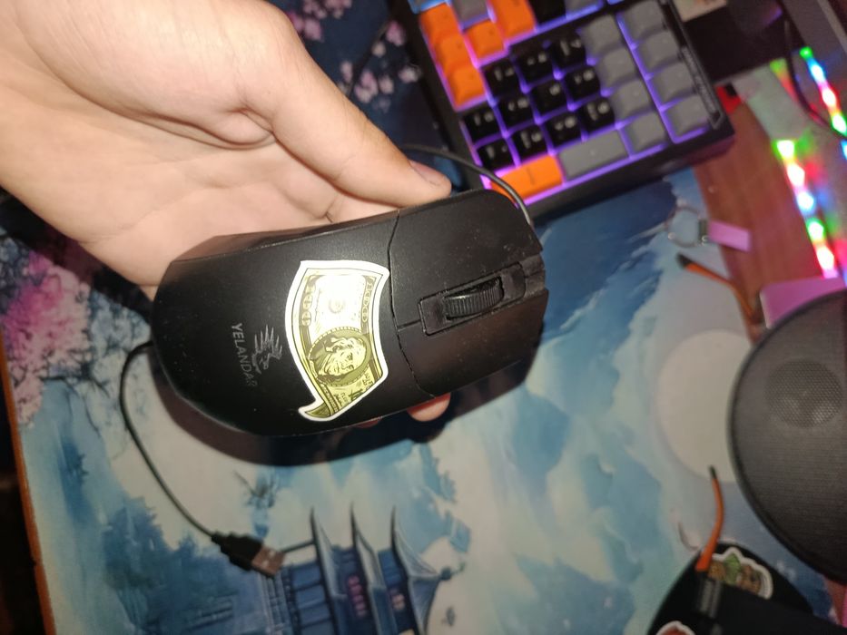 Mouse gaming YELANDAR GM11 – optic, cu fir USB