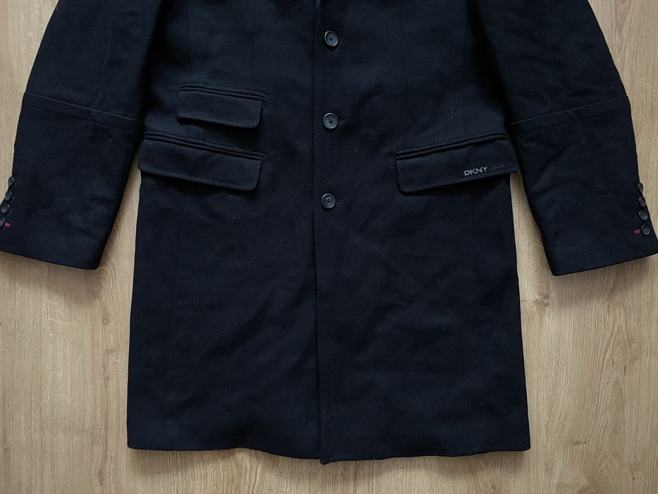 DKNY Wool Coat Black L