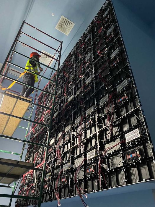 монтаж лэд экрана ремонт