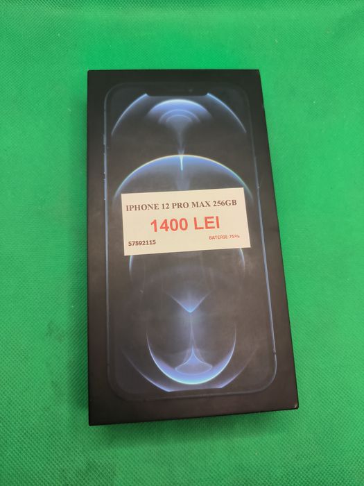 IPHONE 12 PRO MAX 256gb baterie 75% •Amanet Lazăr Crangasi •57592