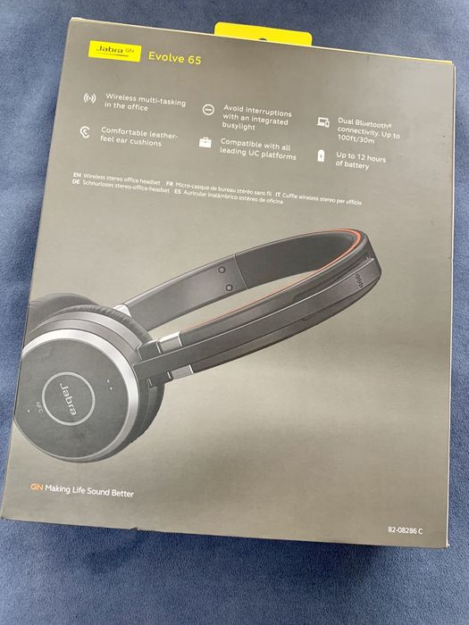 Casti cu Microfon PC Jabra Evolve 65 MS Stereo , Bluetooth ,USB