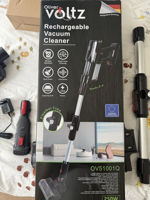 Продавам безжична прахосмукачка Oliver Voltz OV51001Q.