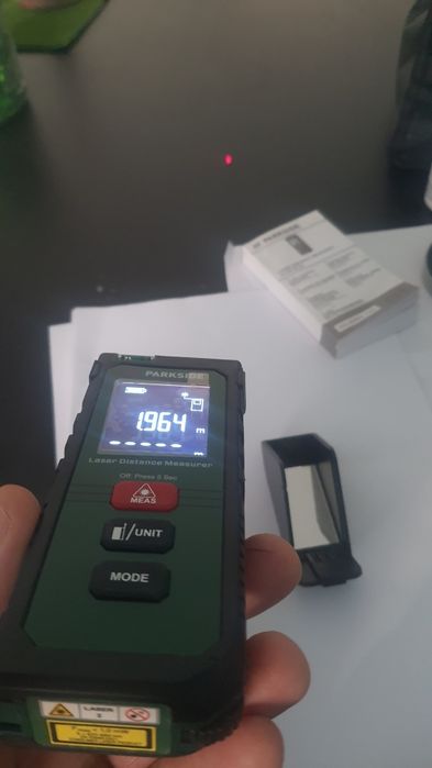 Telemetru cu laser, masurare distanta 4functii (nou)
