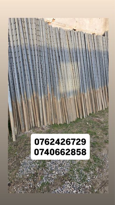 Stalpi galvanizati pentru gard