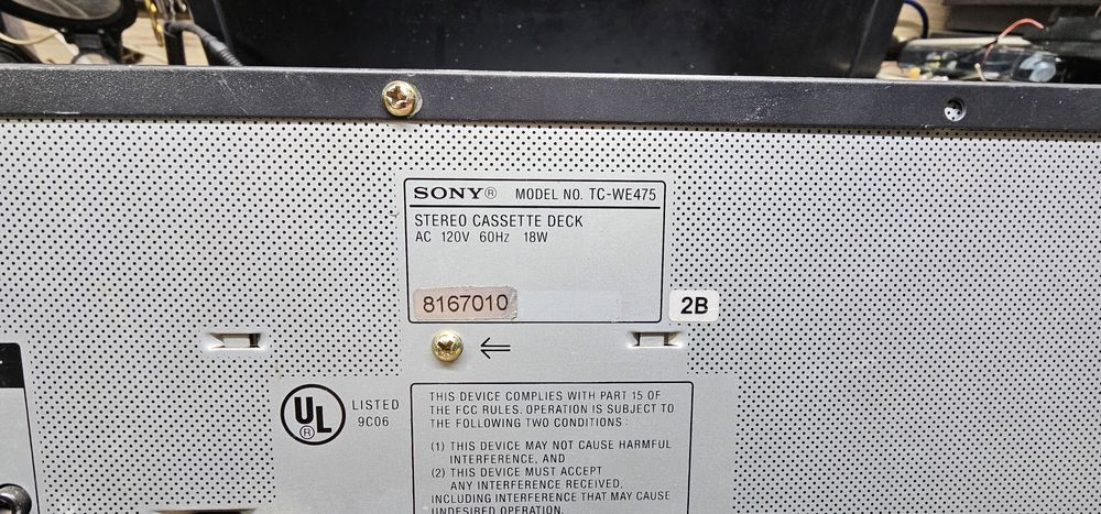 Кассетная дека Sony