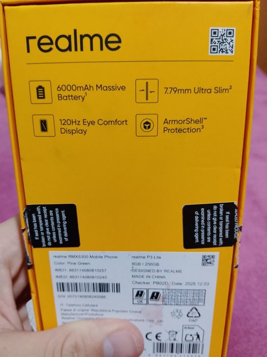 Смартфоны realme P3 Lite