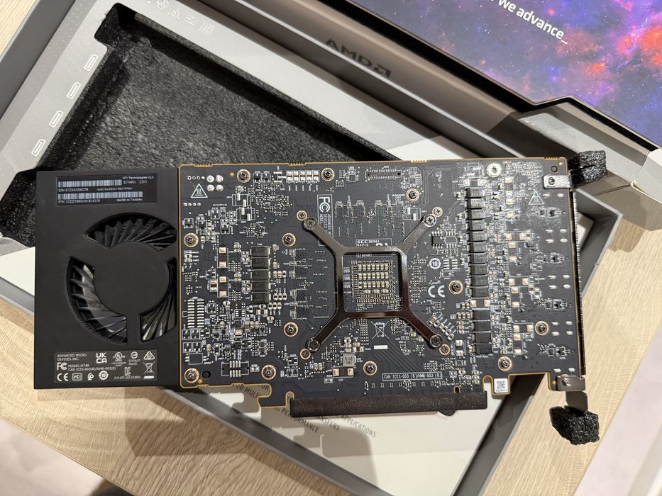 AMD W7600 8GB професионална видео карта