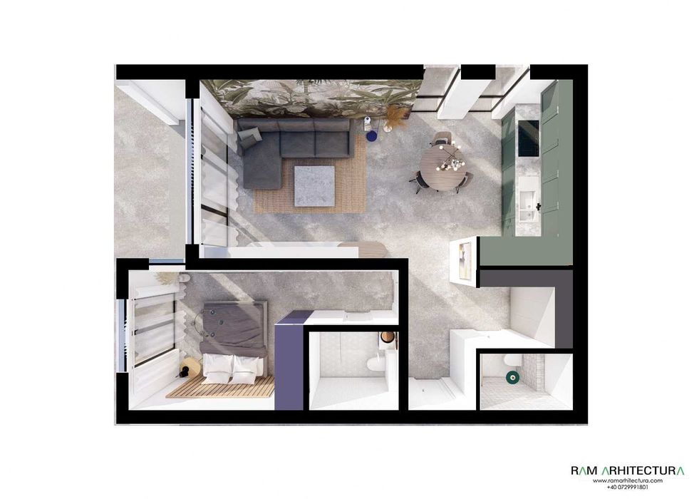 Apartament nou 2 camere Racadau, forestresidence.ro
