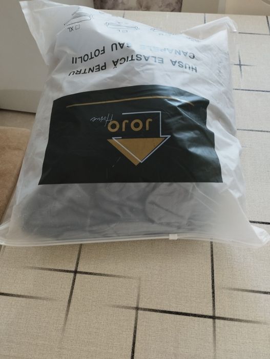 Калъф за ъглов диван - цвят графит