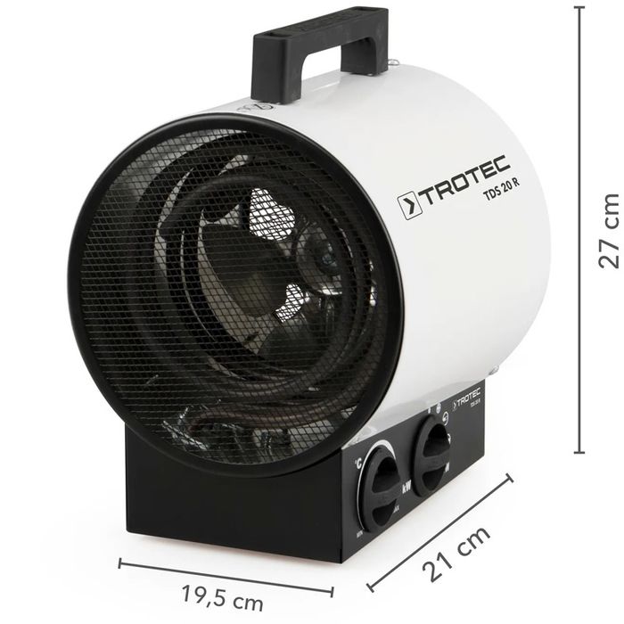 Aeroterma electrica rotunda, Trotec TDS20R – 3 kW