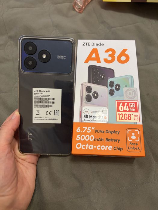 Продам новый телефон ZTE Blade A36