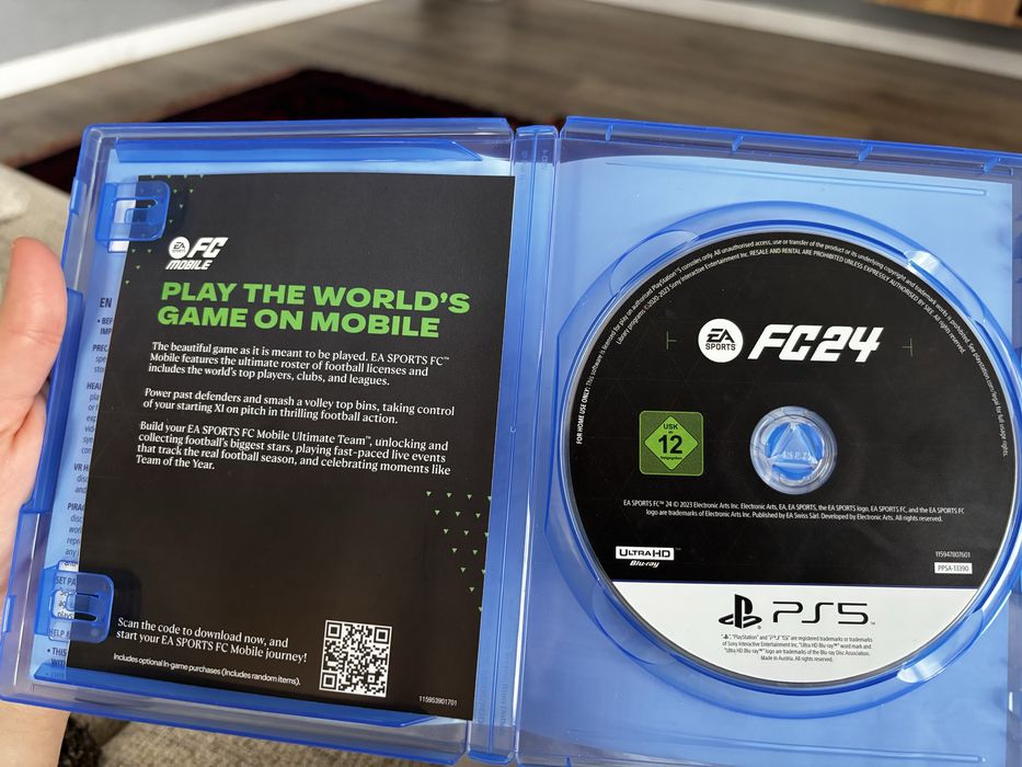 FC 24 диск на Ps5