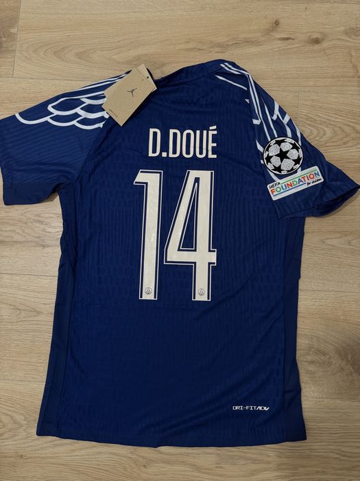 Tricou PSG Paris daint germain Desire doue Jordan Champions league marime M