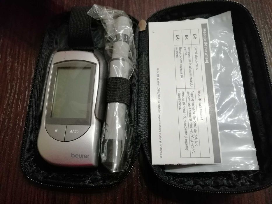 Glucometru Beurer/măsurarea glicemiei