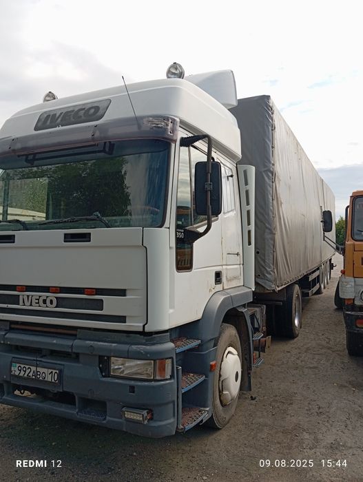 Ивеко евротех с прицепом