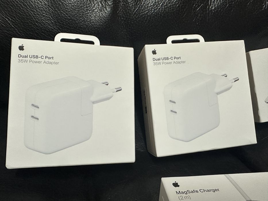 Incarcator Original Dual USB C iPhone Macbook Apple Watch Magsafe 3