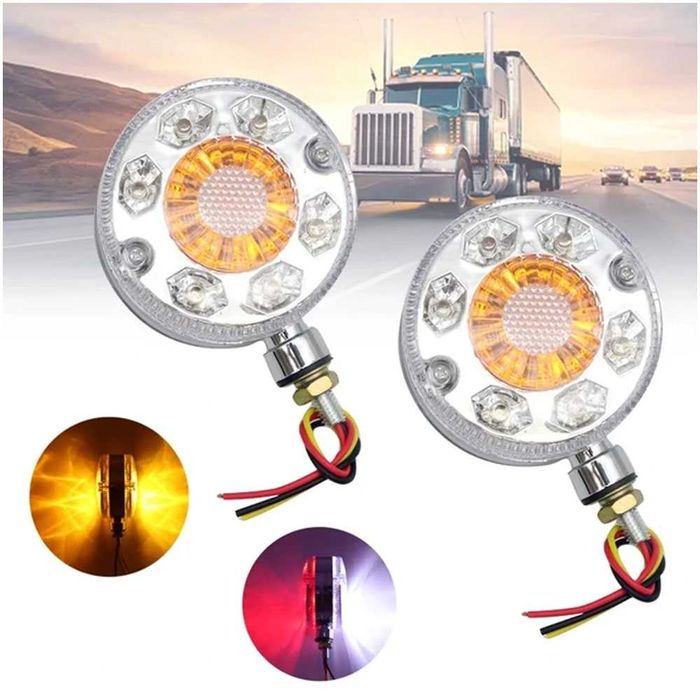 1 брой Диоден Страничен Габарит Обеца За Огледало 3 цвята 12-24V