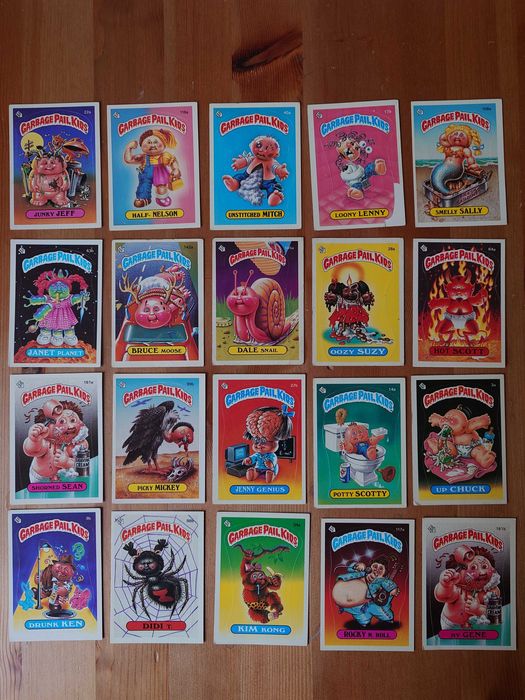 Cartonase de colectie Garbage Pail Kids 1985-1986