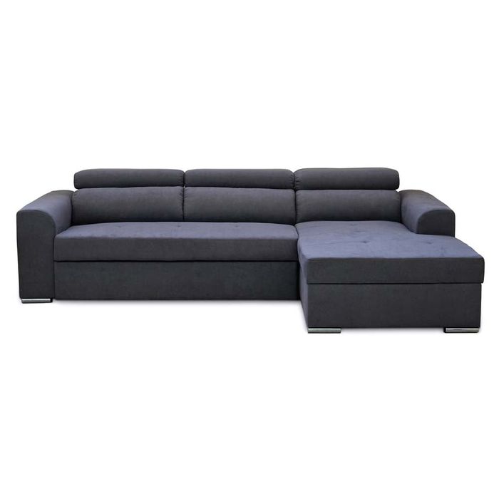 Холна ъглова сива гарнитура  "Поло" от  Aiko