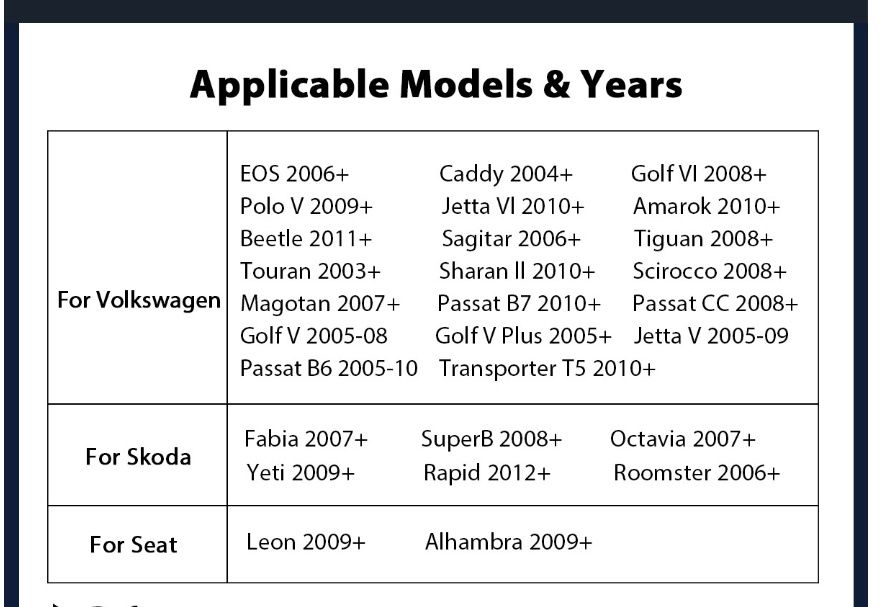 Navigatie auto Joying VW/Skoda/Seat