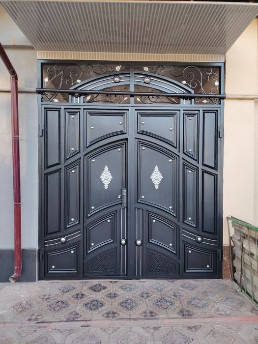 Покраска ремонт ворот дверей метала