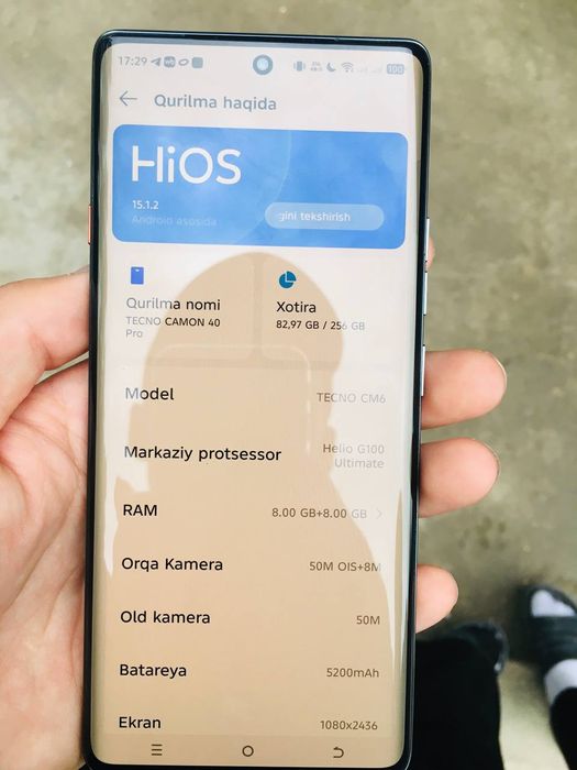 Tecno camon 40 Pro